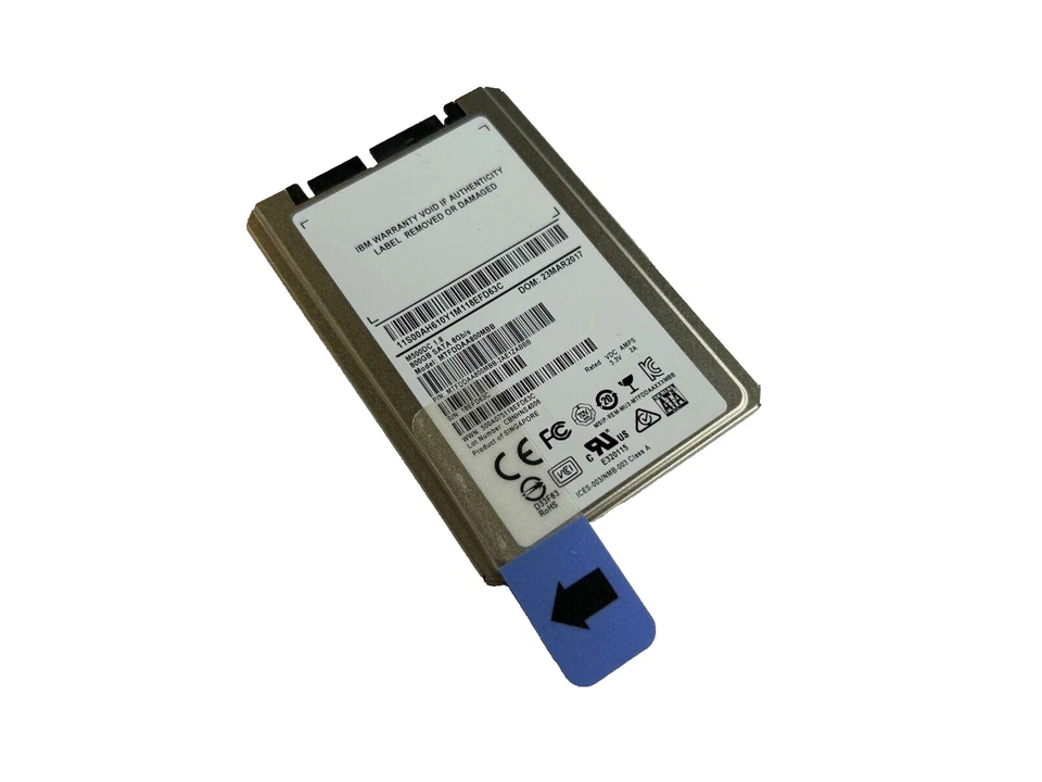 Micron MTFDDAA800MBB | 800 GB 1,8" SATA SSD | M500DC NAND Flash | IBM M500DC - Bild 1 von 1