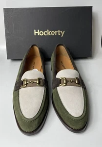 Zapatos de vestir Hockerty multicolor únicos de terciopelo con broca de caballo sin cordones para hombre talla 42” - Imagen 1 de 15