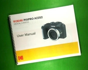 Owners Manual for Kodak PixPro AZ252 96 Pages W/Clear Covers - Picture 1 of 1