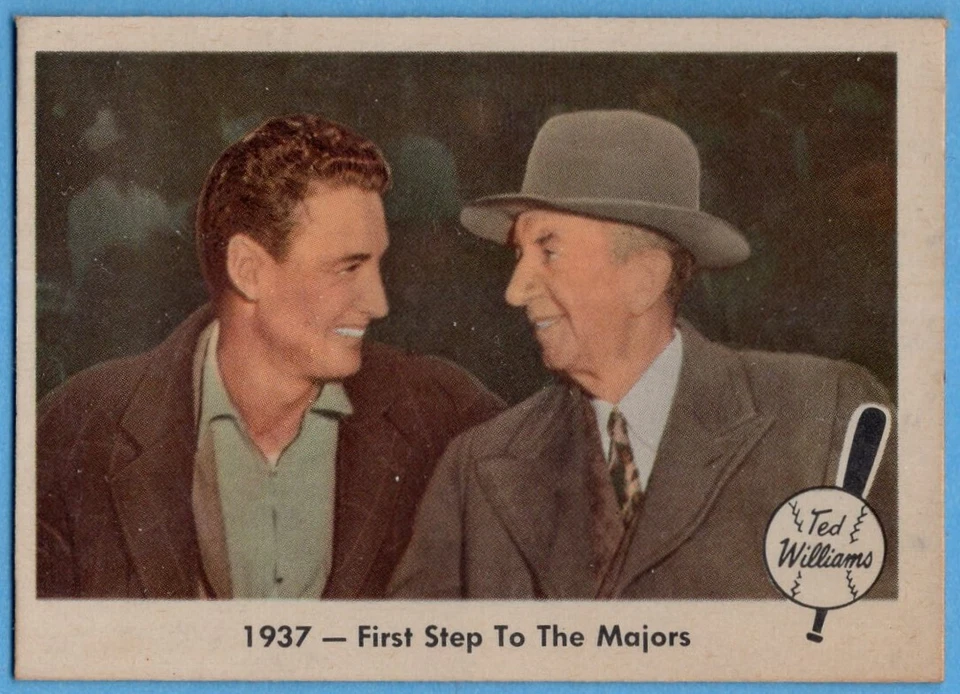 Fleer Ted Williams 1959 #9 Williams Eddie Collins excelente marcado Medias Rojas A5781 Foto 1 de 2