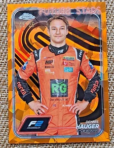 Topps Chrome Sapphire Formula 1 F1 Dennis Hauger /25 RC F2 2024 - Picture 1 of 2