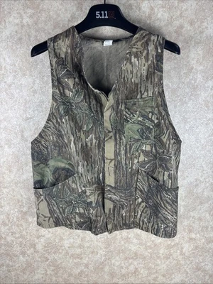 Vintage Realtree Camo Hunting Vest Men's XL Gamebag Shell Holders Made USA - Image 1 of 4