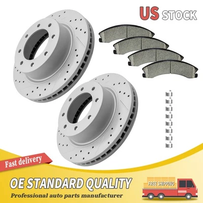 Pastilla cerámica rotor de freno delantero perforado para Nissan NV1500/NV2500/NV3500 2012-2021 Foto 1 de 4