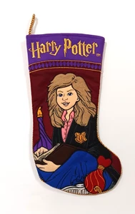 Harry Potter Hermine Weihnachtsstrumpf 15" Stich bestickt Filz 2001 Film - Bild 1 von 11