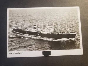 Cartolina FOTO navale nave da carico olandese MS HOOGKERK UAR Egitto - Foto 1 di 2
