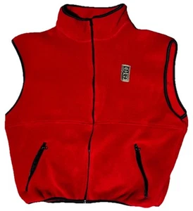 Red and black Timberland fleece vest #outdoor - Picture 1 of 3