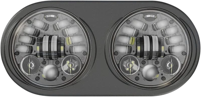 Conjunto de faros LED adaptables Custom Dynamics Probeam 1998-13 Harley Road Glide Foto 1 de 2