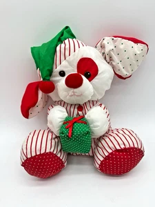 Peluche Fisher Price Puffalump 1991 vintage Navidad cachorro perro regalo de vacaciones - Imagen 1 de 10