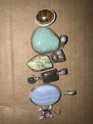 Sterling Silver Pendants 6 - Image 1 of 3