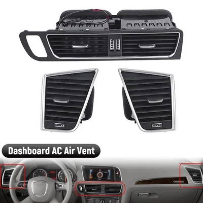 Conjunto de salida de ventilación de aire acondicionado calor tablero central para Audi Q5 2010-2016 SQ5 2014-17 Foto 1 de 4