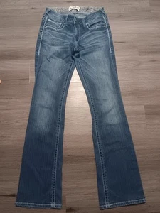 Ariat Women's Real Denim Mid Rise Boot Entwined Medium Wash Jeans Size 30L 30x33 - Picture 1 of 9