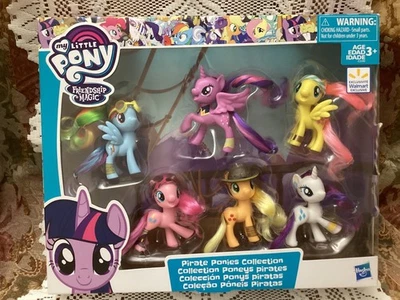 My Little Pony Pirate Ponies Friendship Is Magic Set Of 6 Walmart Exclusive New - Image 1 of 4