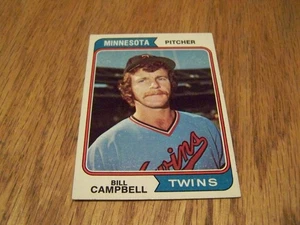BILL CAMPBELL  1974 TOPPS  BASEBALL CARD # 26 - Picture 1 of 1