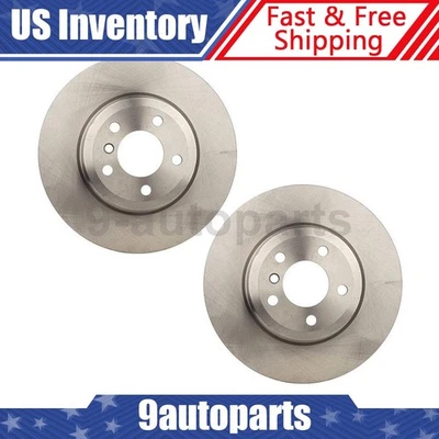 Rear Disc Brake Rotors for 2007 - 2011 2012 2013 2014 2015 2016 2017 2018 BMW X5 - Image 1 of 4