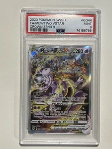2023 Pokemon Crown Zenith Mewtwo VSTAR #GG44/GG70 PSA 9 - Picture 1 of 2