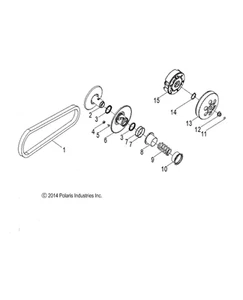 Polaris Nut, Genuine OEM Part 0454529, Qty 1 - Imagen 1 de 1