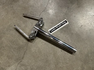 Tama VINTAGE DOUBLE TOM MOUNT Bass Drum L-arm Post Mounts Tom Holder JAPAN #TE8 - Picture 1 of 11
