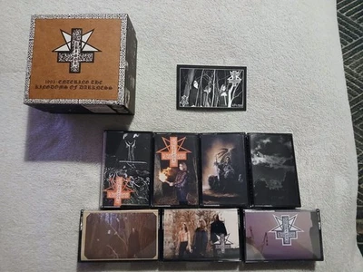 Abigor - 1993 "Kingdoms Of Darkness" 7 Cassette Box Set Black Metal READ!!! - Image 1 of 4