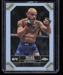 Miles Johns 2024 Topps Chrome UFC #140 Refractor - Picture 1 of 2