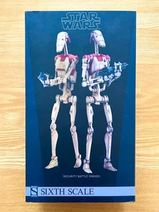 Sideshow Collectibles Star Wars 100284 Security Battle Droids 2 Pack 1/6th Scale - Picture 1 of 13