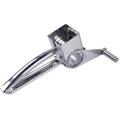 Edelstahl Käsereibe Parmesanreibe Käsemühle Küchenreibe Trommelreib Tool - Bild 1 von 3