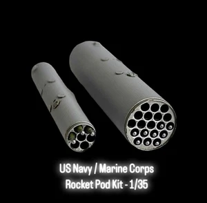 Black Ops 1/35 US Navy / Marine Corps Rocket Pod Kit - Picture 1 of 1
