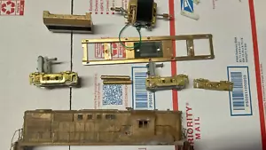 HO SCALE BRASS RS-18 PARTS , IMPORTED BY ALCO MODEL - Picture 1 of 8
