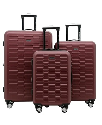 Travelers Club 3-Pc. Shannon Spinner Expandable Burgundy Luggage Set  B1086 - Image 1 of 4