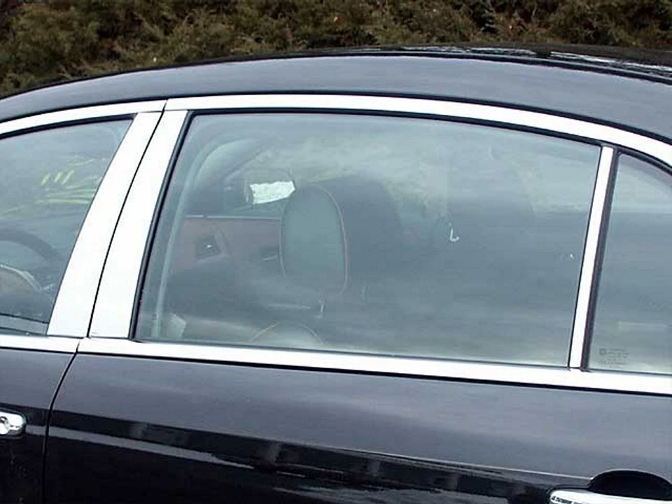 2008-2012 CHEVROLET MALIBU 6 Piece Stainless Steel Pillar Post Trim. 4-door. - Image 1 of 1