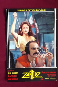 Zardoz Fotobusta Poster Affiche Boorman Sean Connery sci fi pulp cult Rampling - Picture 1 of 1
