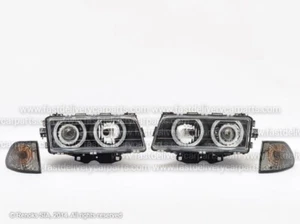 BMW 7 E38 1994- 2001 HEAD LAMPSET XENON +LED BLACK WITH MOTOR AND BALLAST - Picture 1 of 3