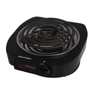 Single Electric Burner, Black - Picture 1 of 6