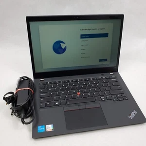 Lenovo ThinkPad T14s Gen 2 i7-1135G7 2.40GHz 256GB NVME 16GB Win 11 PRO No AC - Picture 1 of 11