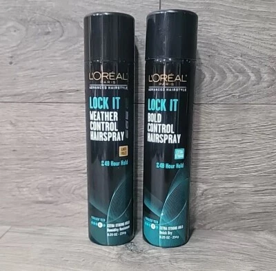 2x L'Oréal Paris Advanced Hairstyle LOCK IT Weather Control Hairspray, 8.25 oz - Image 1 of 4