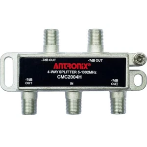 Antronix High Performance 4-Way Coaxial Cable TV Splitter CMC2004H-A OTA 5-1002M - Picture 1 of 5