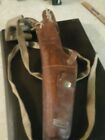 Vintage Safariland 101 6" Revolver Leather Shoulder Holster Hand Gun Monrovia CA