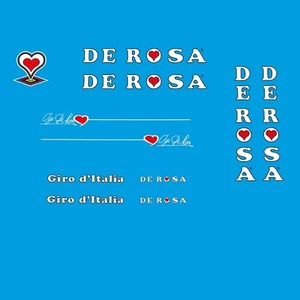 Rosa Giro D'Italia bicycle decals, Transfers, Pegatinas - Blanco N.500 - Imagen 1 de 1