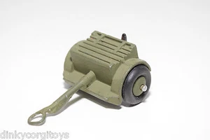DINKY TOYS SMALL TRAILER AMRY GREEN EXCELLENT REPAINT - Picture 1 of 7