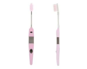 MADE IN JAPAN IONIC DENTAL TOOTHBRUSH HYG-2 FOR ECOQUEST IONIZER DR. TUNG PINK - Picture 1 of 2
