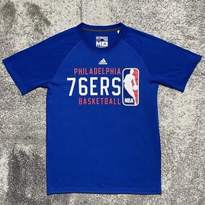 Adidas NBA Philadelphia 76ers Basketball Shirt Mens Medium - Picture 1 of 4