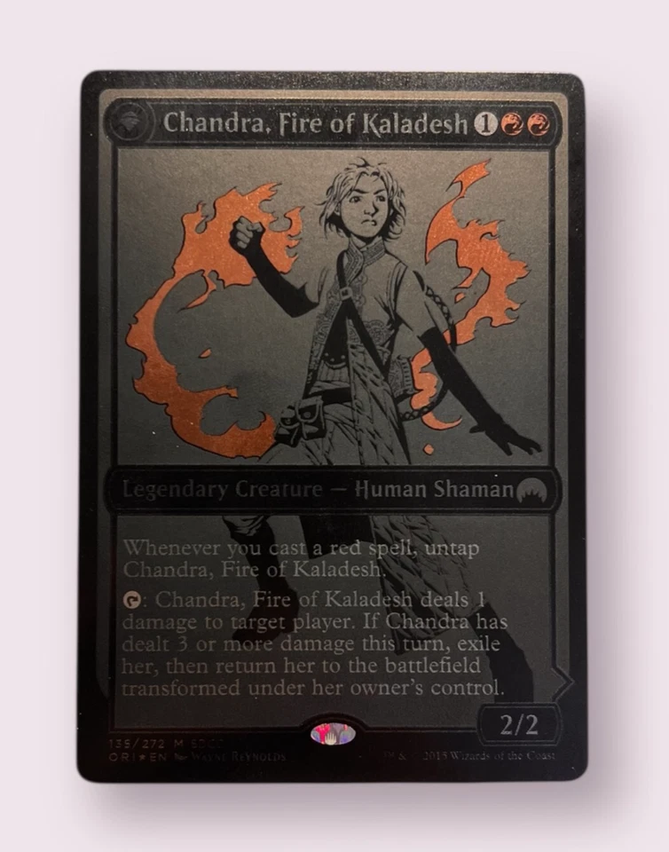 MTG Chandra, Fire of Kaladesh (Glossy Foil Promo) | SDCC 2015 NM - Image 1 of 2