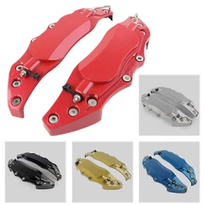 2PCS Universal Brake Caliper Cover 10.56"x 3.19"x 2.37" for 18" Car Wheels - Picture 1 of 12