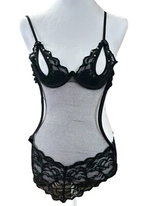 Shirley Of Hollywood Lingerie With Peek A Boo Bra Sz S - Picture 1 of 2