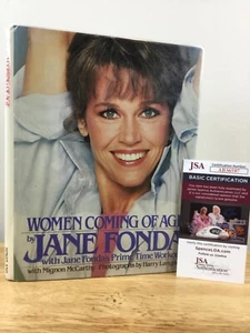 (SSG) JANE FONDA Signed 1984 Book "Woman Coming of Age" - JSA (James Spence) COA - Imagen 1 de 11