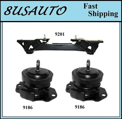 3PÇS MOTOR & TRANS MOUNT FIT 2001-2002 Mitsubishi Montero 3.5L - Imagem 1 de 4