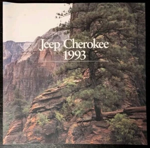 1993 Jeep Cherokee Car Sales Brochure Catalog 15 Pages - Picture 1 of 6