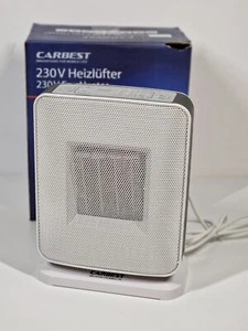 Carbest Pietro Heizlüfter 750/1500W 230V Mobile Heizung Heizgerät PTC Winter - Bild 1 von 10