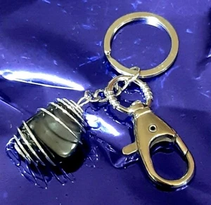 SHUNGITE ELITE PORTACHIAVI per protezione ELETTROMAGNETICA cristallo Guarigione - Imagen 1 de 6