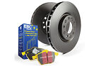 EBC Front Disc & Yellowstuff Pad for Mazda B2500 Pick Up 2.5 D 4WD 02>06