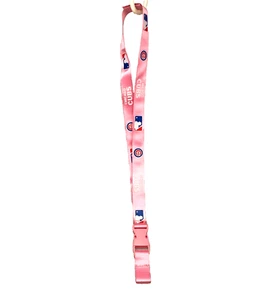 Chicago Cubs Lanyard With Buckle Attachment 21" MLB Official Pink Women - Picture 1 of 5